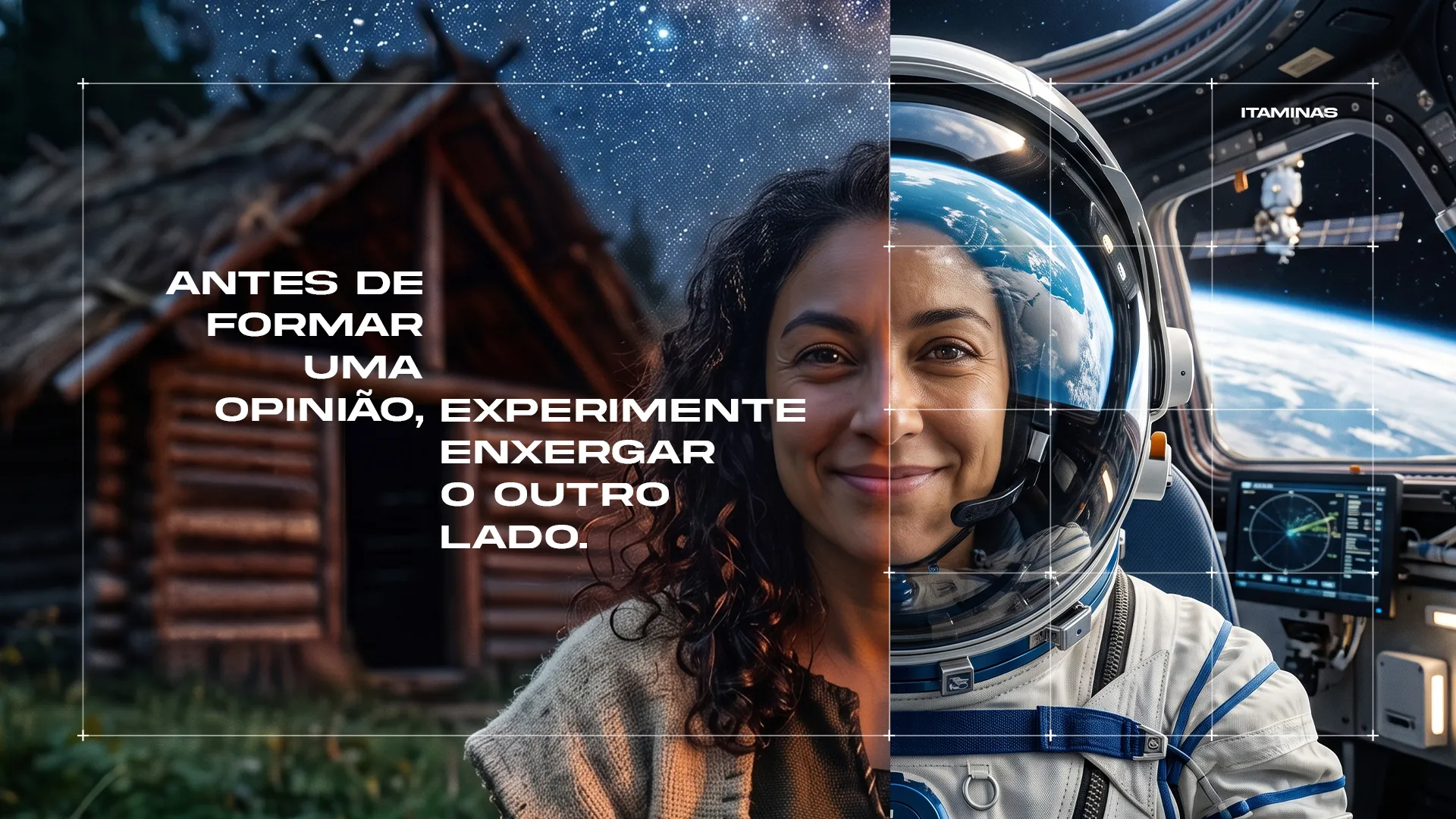 Mundo sem vs com mineração — arte 1