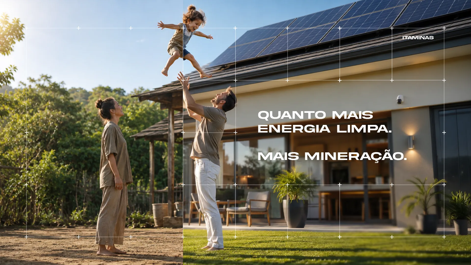 Mundo sem vs com mineração — arte 13